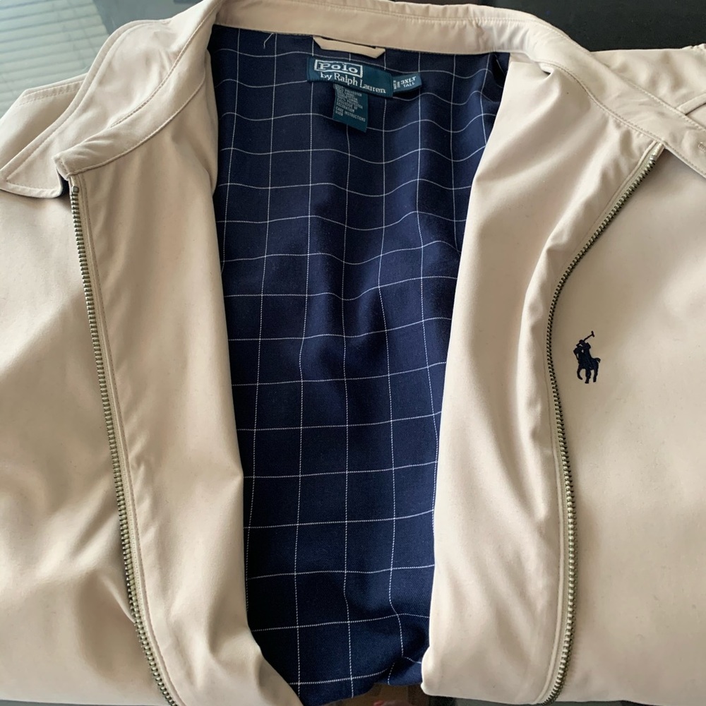 Polo Ralph Lauren Light Brown Zip Up Jacket
